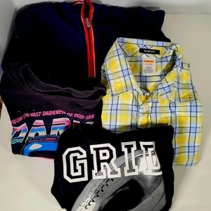 Bundle of Boys Shirts and Fleece Jacket size 5/6